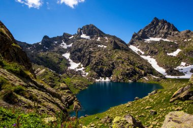 Samegrelo, Georgia 'daki Toba-varchkhili Gölü.