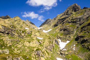 Samegrelo, Georgia 'daki dağ manzarası
