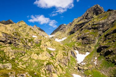 Samegrelo, Georgia 'daki dağ manzarası