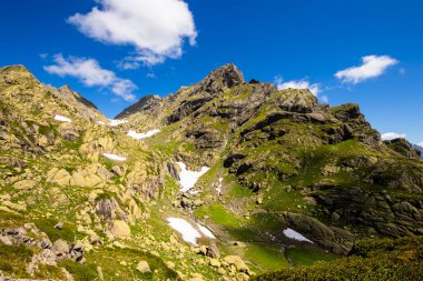 Samegrelo, Georgia 'daki dağ manzarası