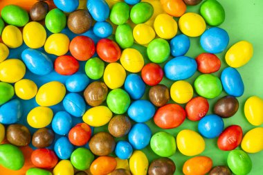 Renkli şekerler, çok renkli gradyanlar