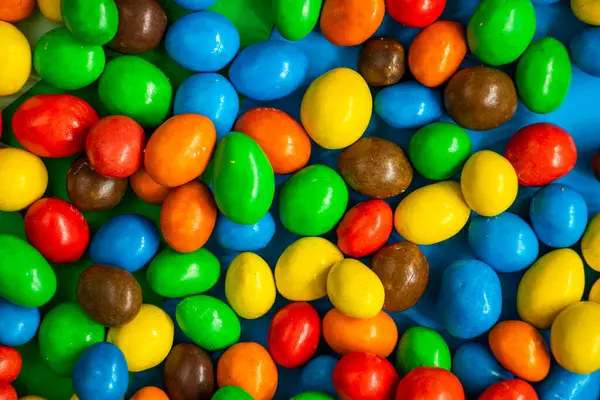 Renkli şekerler, çok renkli gradyanlar