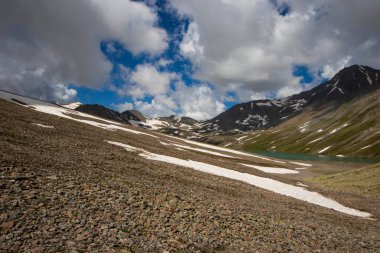 Gürcistan 'daki Truso manzarası, dağ manzarası