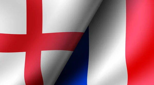 Fotboll 2022 Knockout Match Cards England Frankrike — Stockfoto