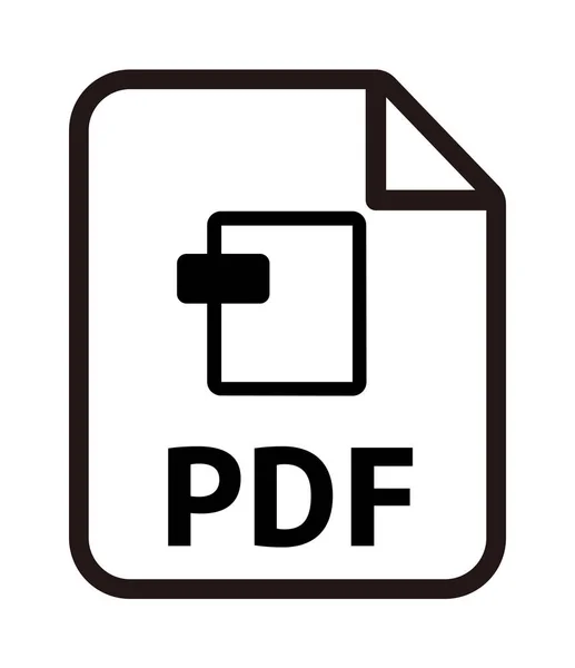 Форматы Файлов Векторные Иконки Иллюстрации Presidentpdf — стоковый вектор
