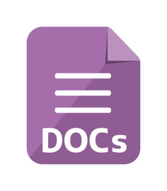 Çeşitli dosya tipi vektör ikonu illüstrasyonu the 124; Dokümanlar, belge