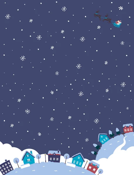 Fantázia Bolygó Web Banner Illusztráció Karácsonyi Motívum Portré — Stock Vector