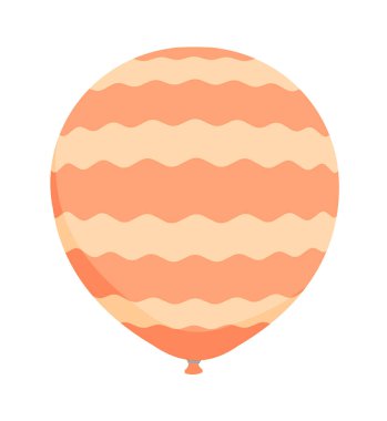 Basit desenli plastik balon çizimi