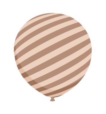 Basit desenli plastik balon çizimi
