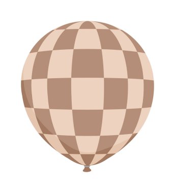 Basit desenli plastik balon çizimi