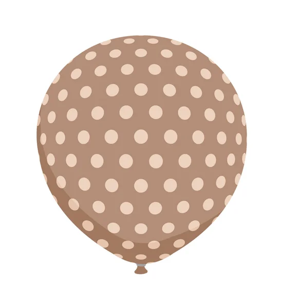 Illustration Ballon Caoutchouc Avec Motif Simple — Image vectorielle