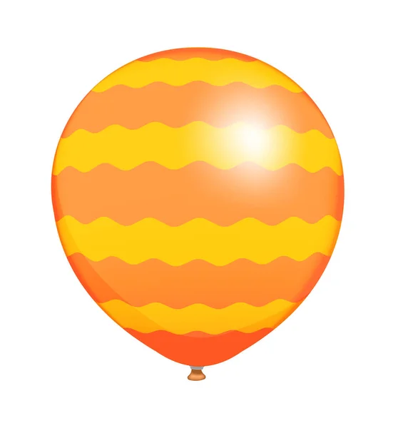 Rubber Balloon Illustration Simple Pattern Realistic — Stock Vector
