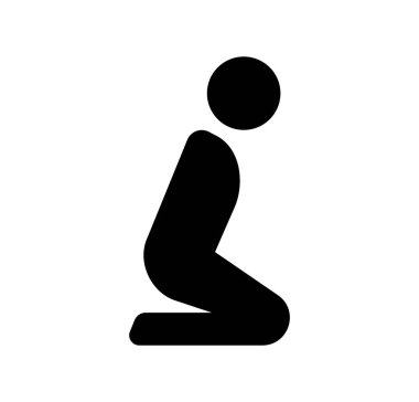 Müslüman dua odası vektör gösterimi