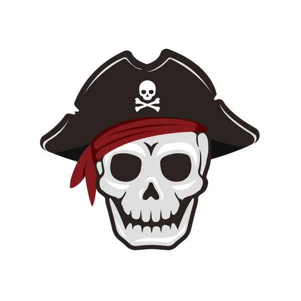 Пірати Голови Черепа Векторні Ілюстрації — стоковий вектор