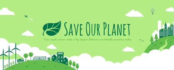 Ilustracja Transparentu Wektora Ekologicznego Cele Zrównoważonego Rozwoju Ochrona Przyrody — Wektor stockowy