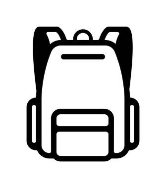 Sırt çantası, bagaj vektör resimleme