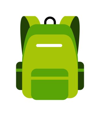 Sırt çantası, bagaj vektör resimleme