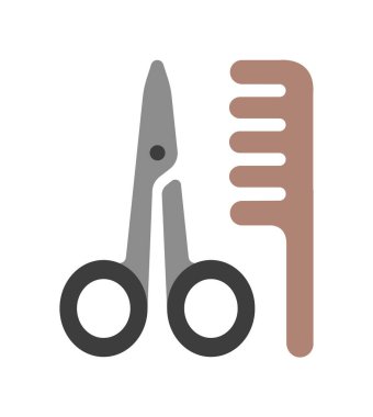 Berber, saç kesimi, vektör resmetme