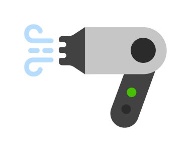 Saç kurutma makinesi vektör resimleme