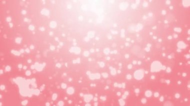 Dairesel parçacıklar radyal olarak yayılan 4K animasyonu (pembe)