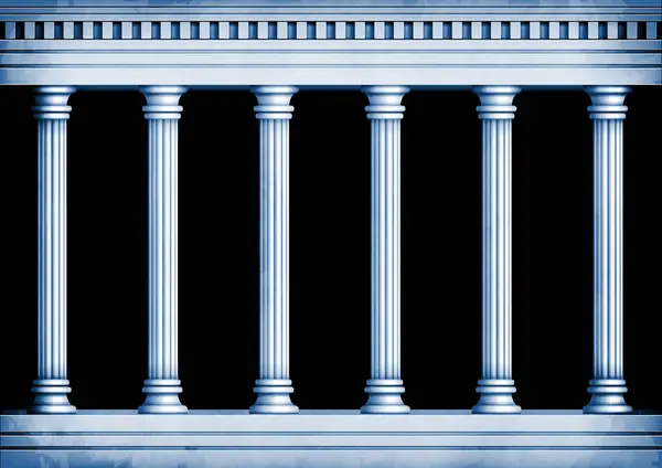 Classic marble pillars background illustration (repeatable)