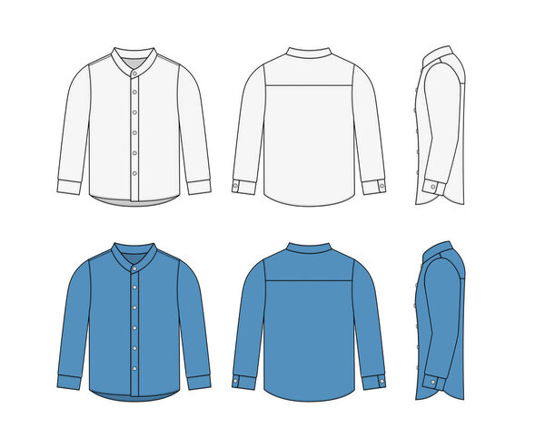 Набор векторных иллюстраций для векторных рубашек