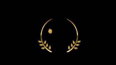 Altın Yıldönümü Madalyası 4K animasyon the 124; 20. yıl dönümü