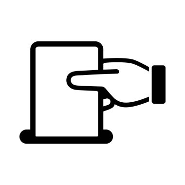 Seçim, oy vektör illüstrasyonu