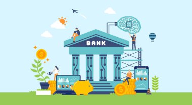 BaaS (Servis Olarak Bankacılık) vektör gösterimi