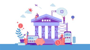 BaaS (Servis Olarak Bankacılık) vektör gösterimi