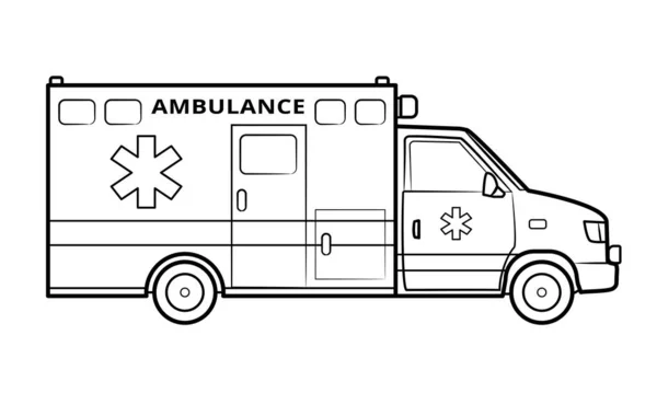 Ambulance Truck Vektorová Stock Ilustrace — Stockový vektor