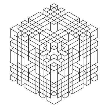 Yetişkinler için kolay renklendirme sayfaları. Geometrik soyut mandala boyama sayfası. Altıgen şeklinde basit bir mandala. EPS 8. 677 numara.