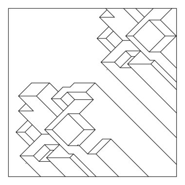 Yetişkinler için kolay renklendirme sayfaları. Geometrik soyut fayans deseninin renklendirme sayfası. EPS 8. 795 numara.