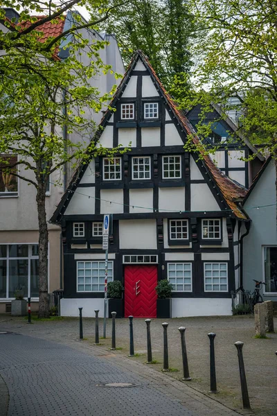 Historické Budovy Historickém Centru Osnabrcku Dolní Sasko Německo — Stock fotografie