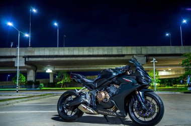 Honda Cbr650 motosiklet, Bangkok, Tayland 'ın en popüler teknolojisi, 18 Ağustos 2023