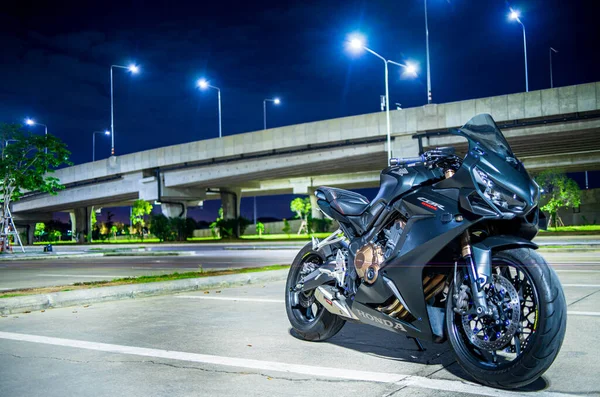 ホンダ Cbr650 オートバイ バンコクで最も人気のある技術 2023 — ストック写真