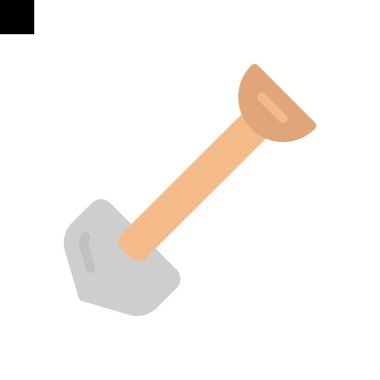 tırmık çiftliği simgesi düz biçim vektörü