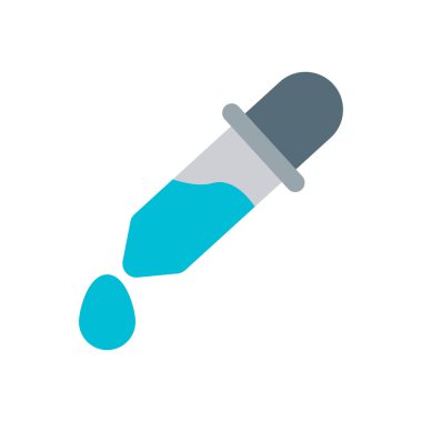 damla simgesi pipet vektörü