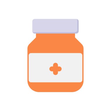 tıbbi kapsül ikon vektörü