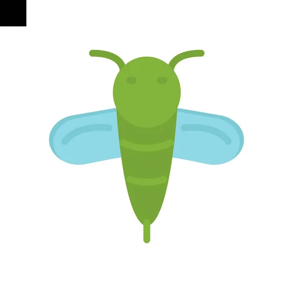 Icône Abeille Animal Logo Design Vecteur — Image vectorielle