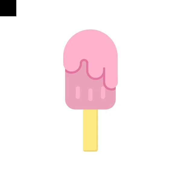 奶油图标冰淇淋病媒 — 图库矢量图片