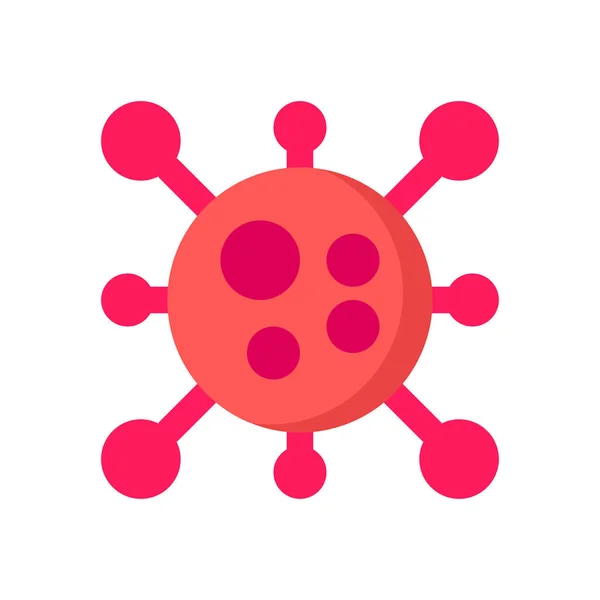 Virus Bacteria Cell Pandemic Icon — Stock Vector