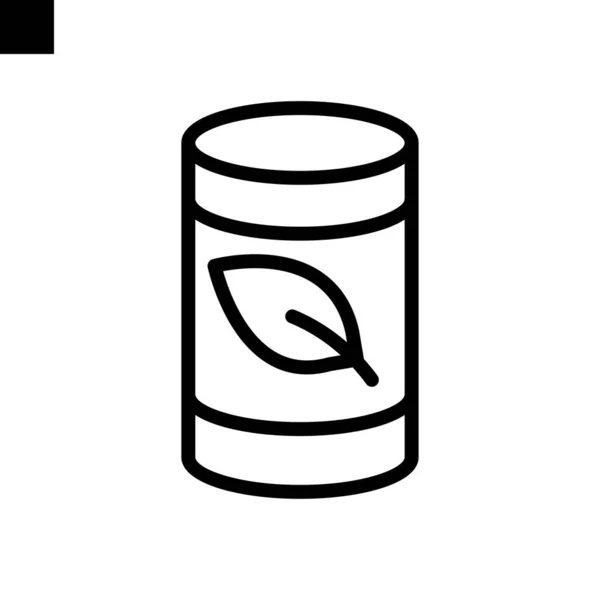 Barrel Icon Line Style Vector — Stock Vector
