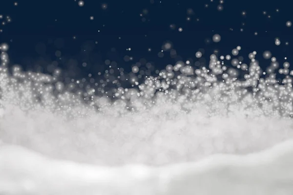 雪の降るクリスマスの背景 — ストック写真