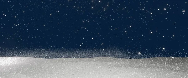 降雪的圣诞节背景 — 图库照片