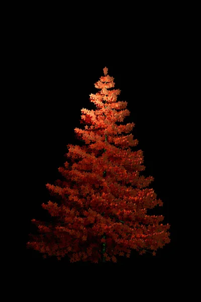 Abstracte Kerstboom Wenskaart Ontwerp Weergave Illustratie — Stockfoto