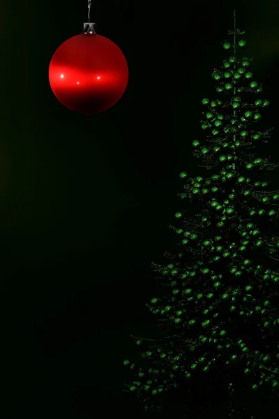 Abstrakter Weihnachtsbaum Grußkarten Design Darstellung — Stockfoto