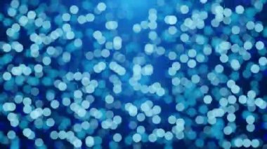 Soyut bokeh arkaplanı. Yanıp sönen parlak ışıklar. 4K video canlandırma 3d canlandırmasıName.