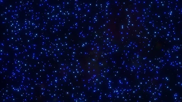 Geceleyin Gökyüzünde Yıldızlar Olan Bir Arkaplan Boyutlu Resimleme — Stok fotoğraf