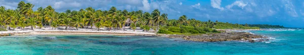 Güneşli Bir Günde Meksika Nın Yucatan Yarımadasında Costa Maya Tatil — Stok fotoğraf